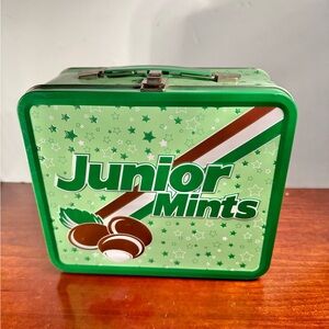 Junior Mints Green Metal Lunchbox